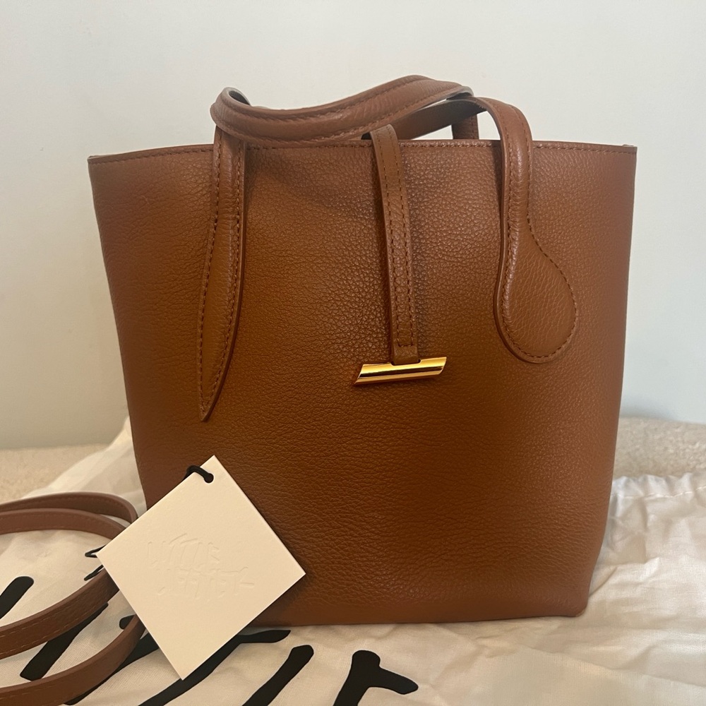 Liffner Sprout Mini Leather Top Handle Bag - Picture 3 of 9